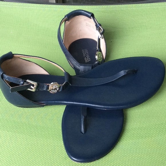 MICHAEL Michael Kors Shoes - Michael Kors navy blue thong sandals